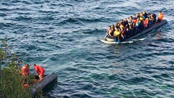 1.029 Mülteci Nisan'da Kuzey Ege Adalarına Varış