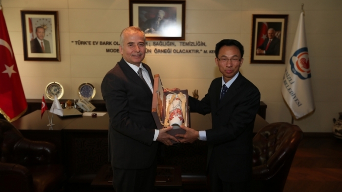 Çin Ankara Büyükelçisi'nden Başkan Zolan'a ziyaret