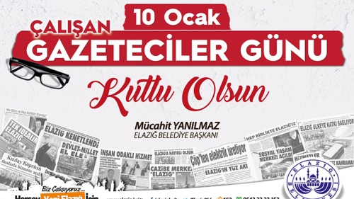 10 Ocak Çalışan Gazeteciler Günü