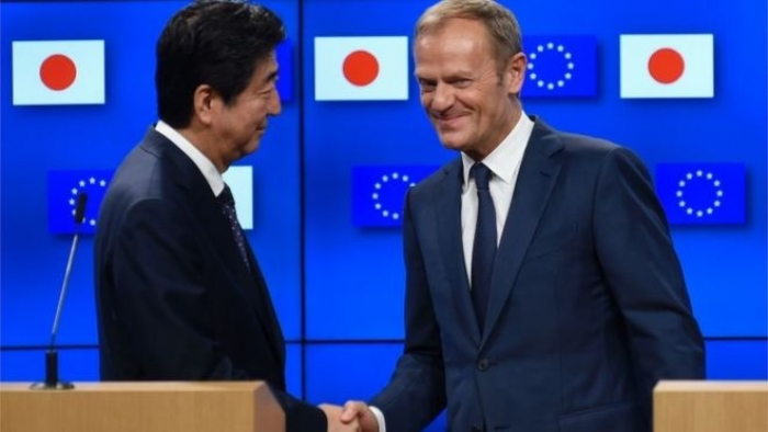 AB ve Japonya serbest ticaret anlaşmasına varıyor