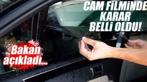 Cam filmi için son karar alındı - Aralık 2017