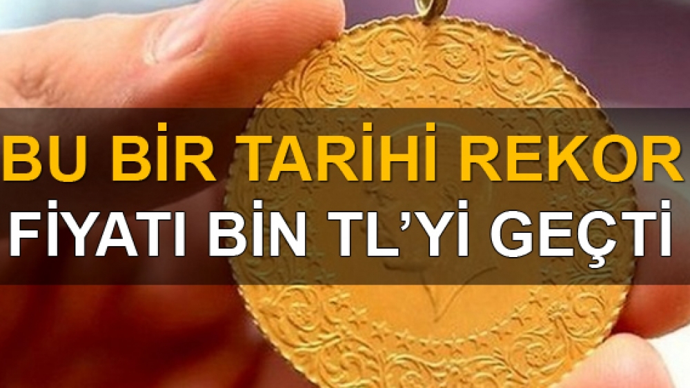 Tam altın fiyatı tarihi rekor kırdı